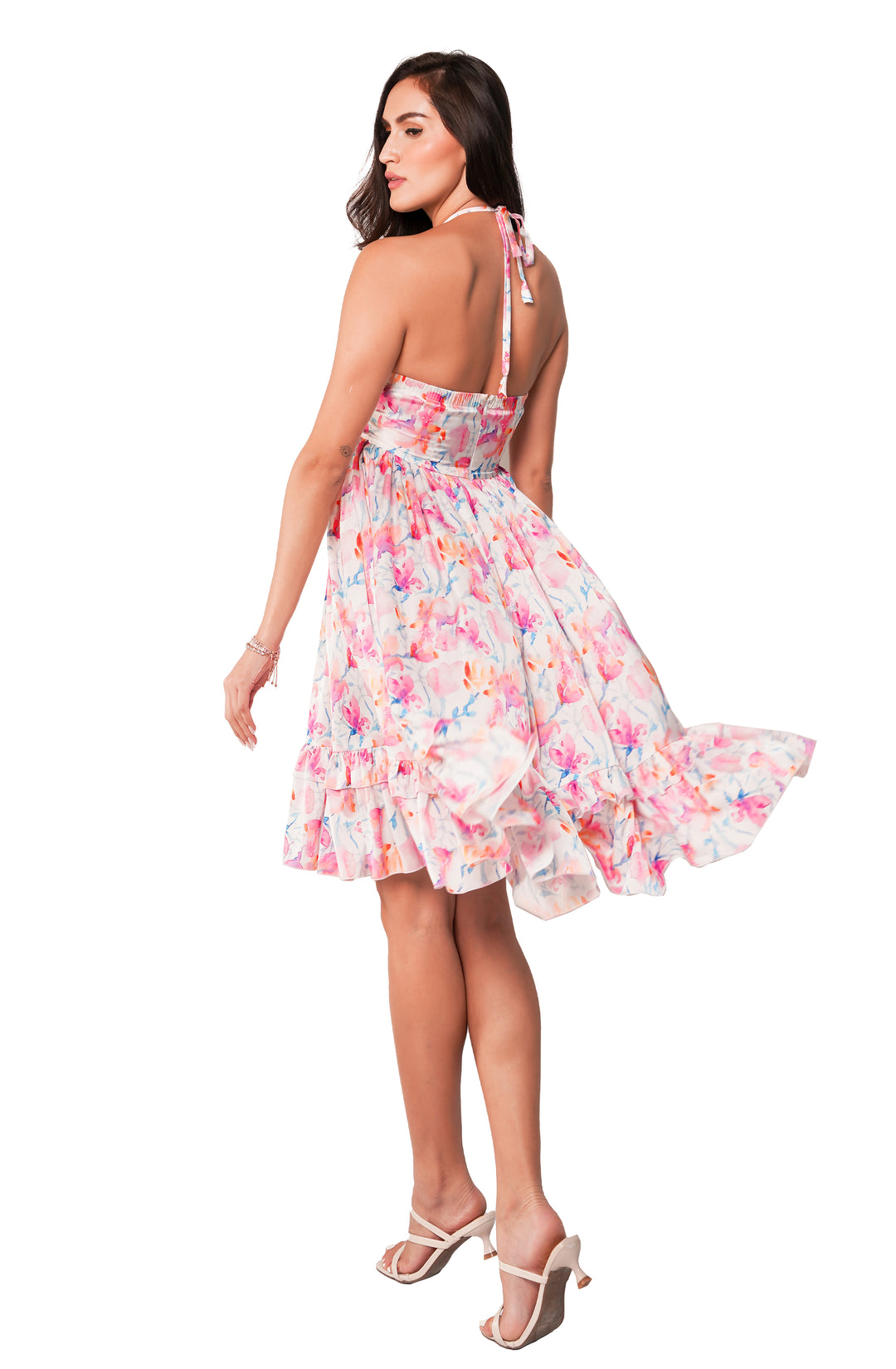 Flora short dress cap bra