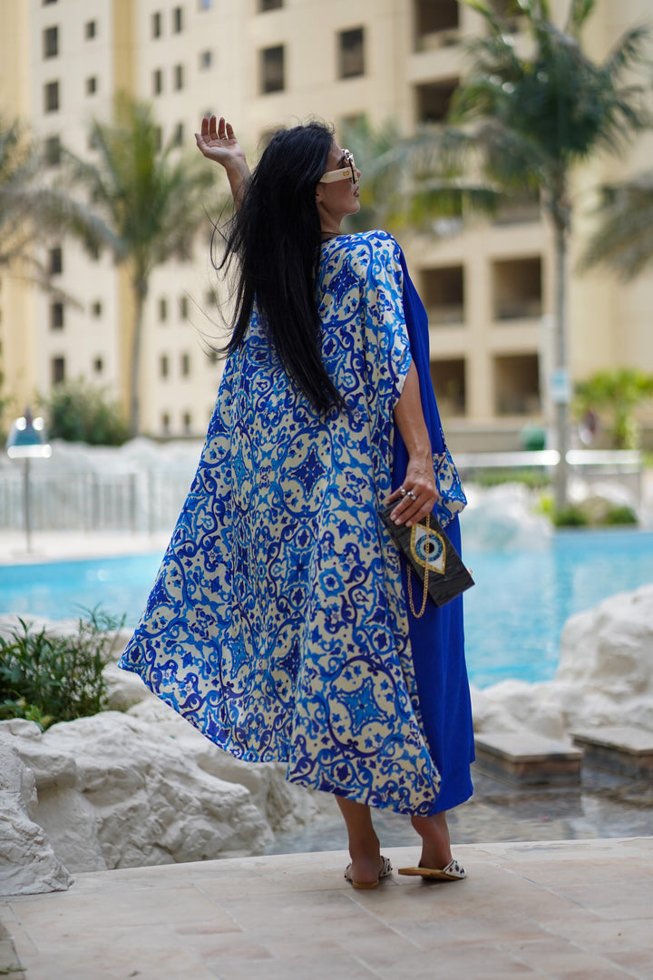 Kuwaiti dress blue /Risi | Malachite.uae.