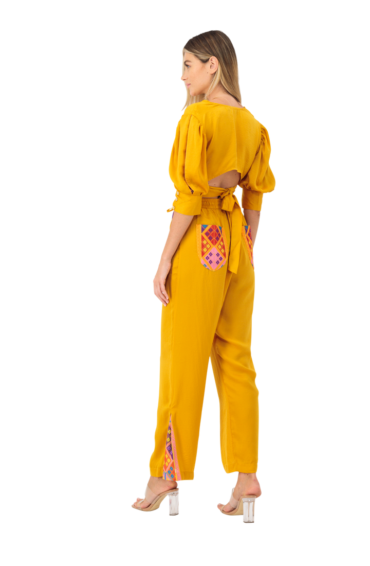 Cotton set top & trouser