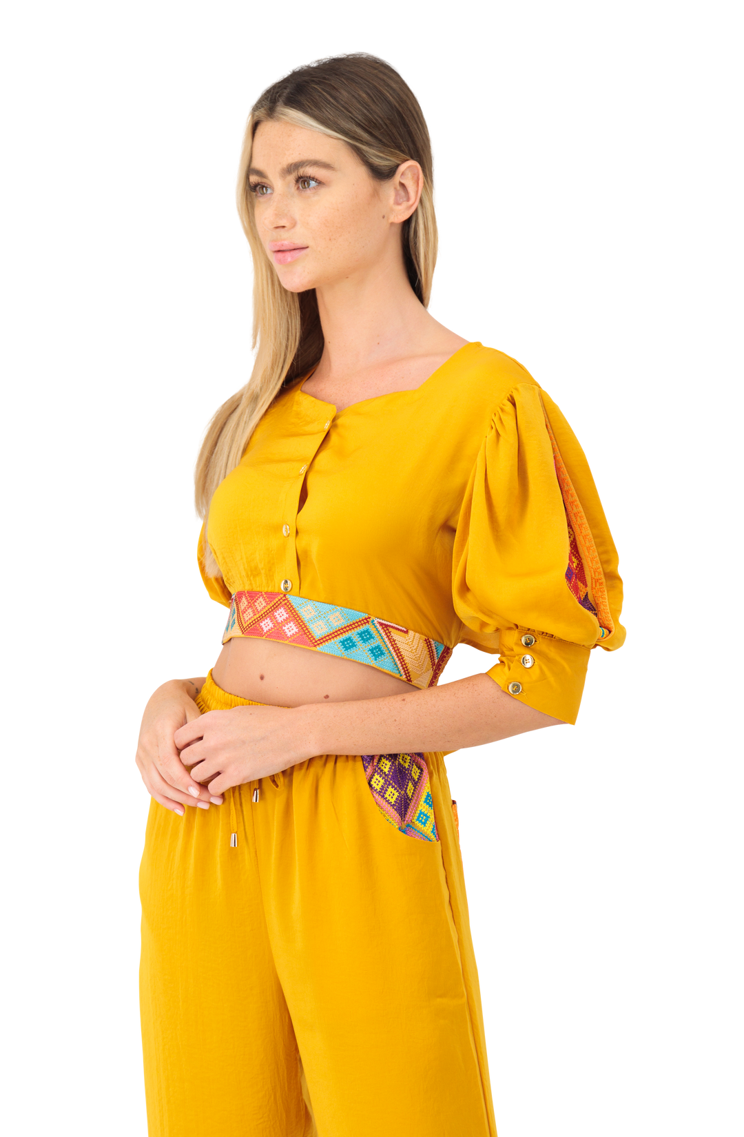 Cotton set top & trouser