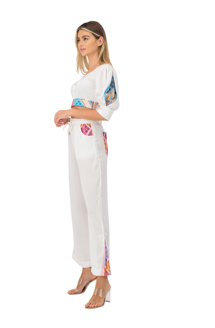 Cotton set top & trouser