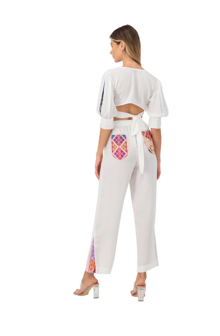 Cotton set top & trouser