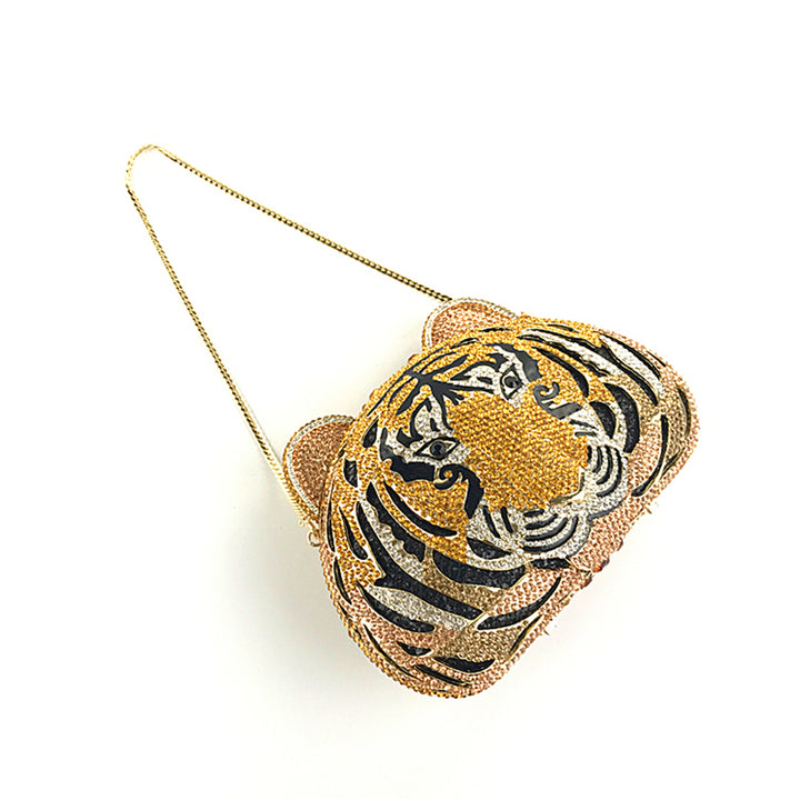 Tiger face fancy handbag | Malachite.uae.