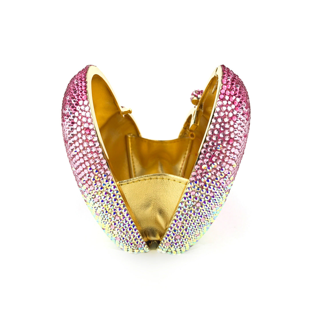 Pink hart fancy purse