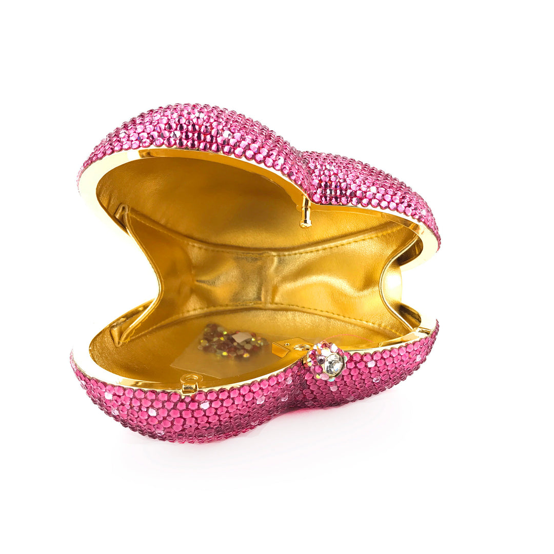 Pink hart fancy purse