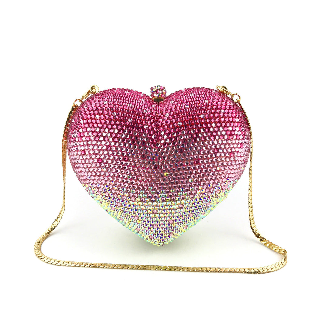 Pink hart fancy purse