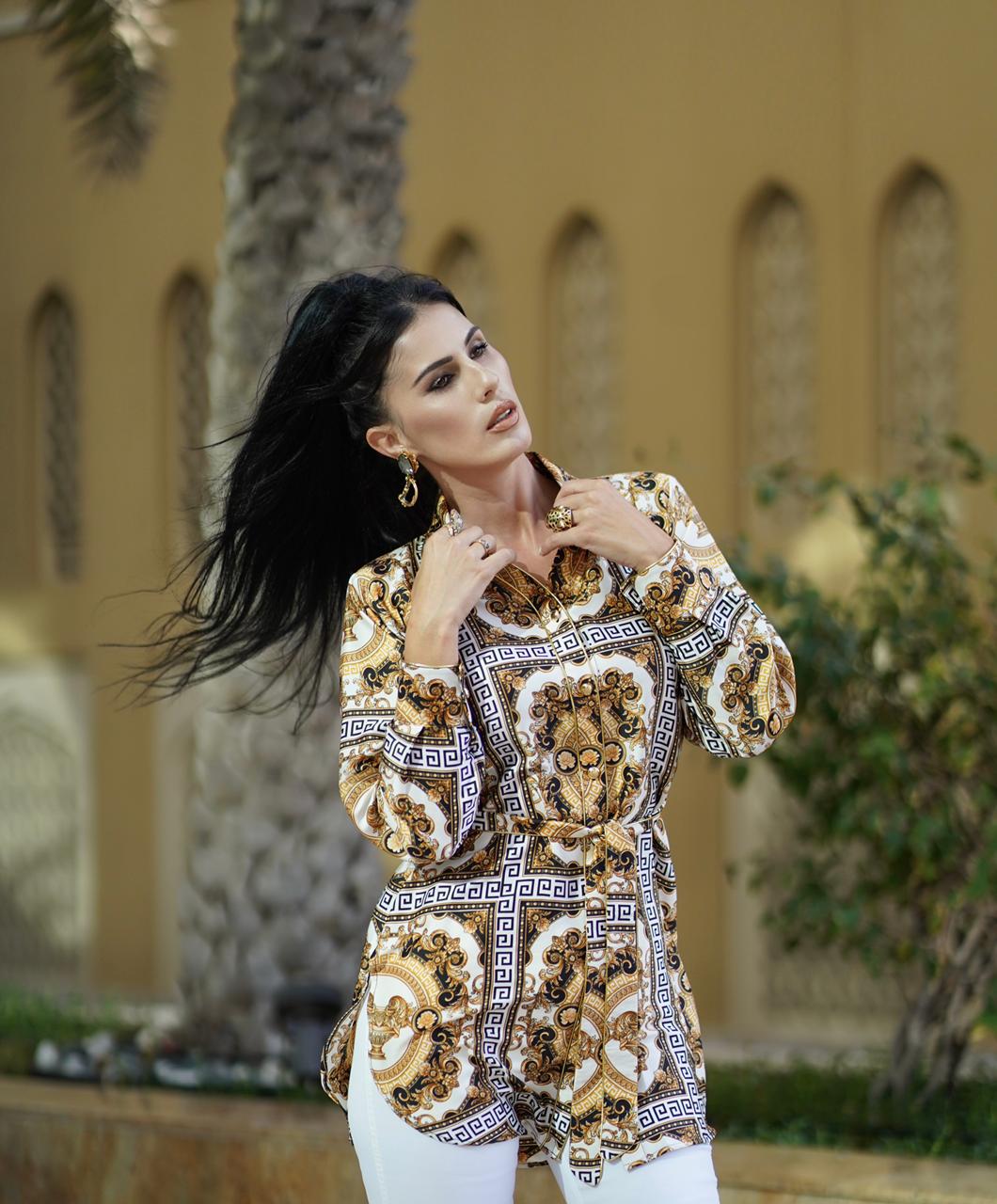 Risi Desert Shirt/White | Malachite.uae.