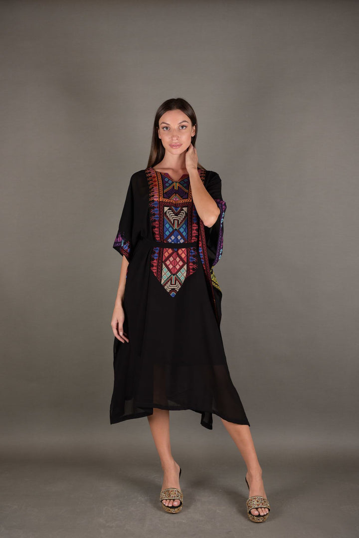 Tunic Dress Embroidery | Malachite.uae.