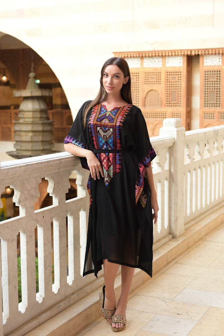 Tunic Dress Embroidery | Malachite.uae.