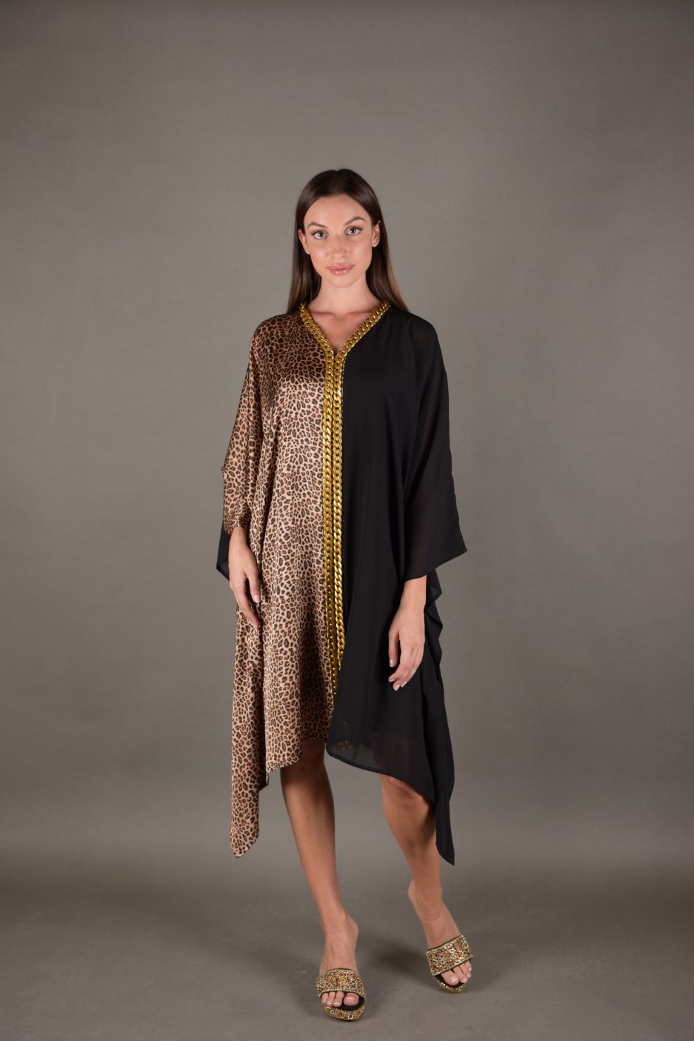 Tunic Dress Cheetah | Malachite.uae.